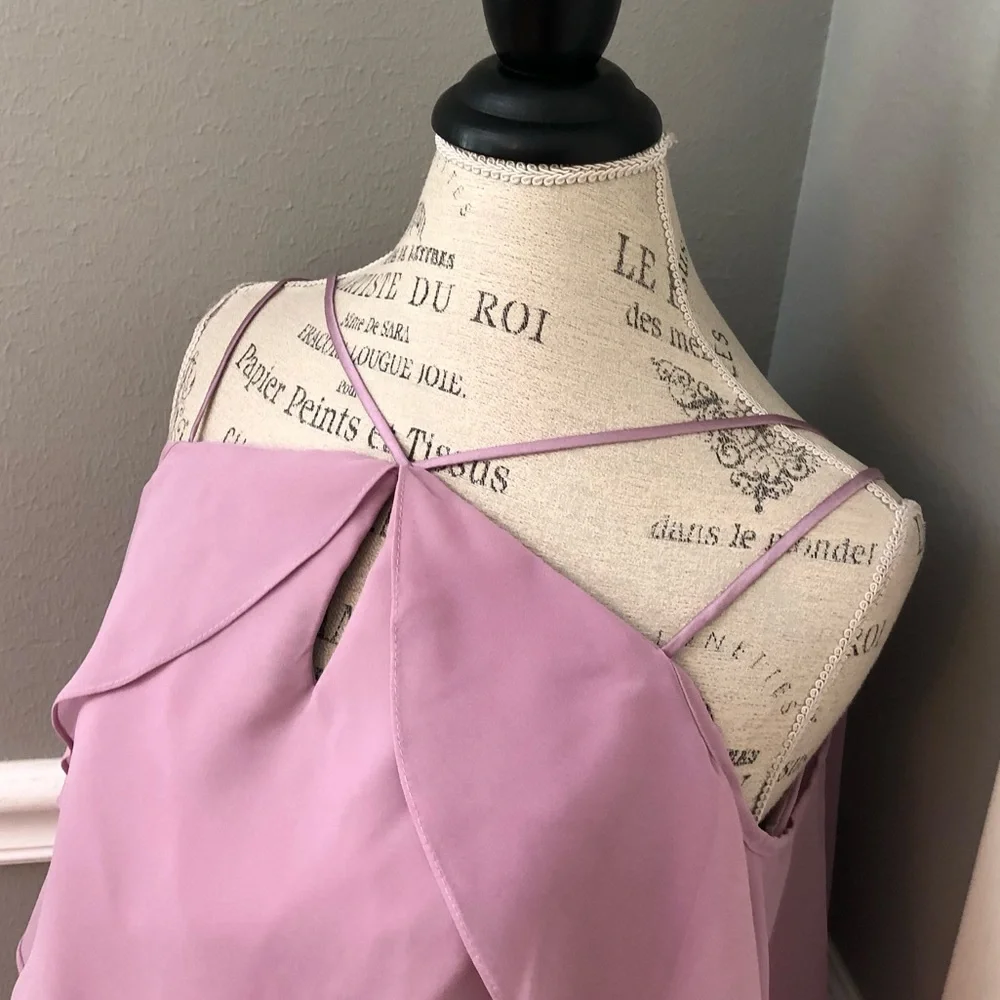 🔴CLEARANCE NEW SORELLA VITA SZ 10 DUSTY ROSE CHIFFON FORMAL EVENING GOWN